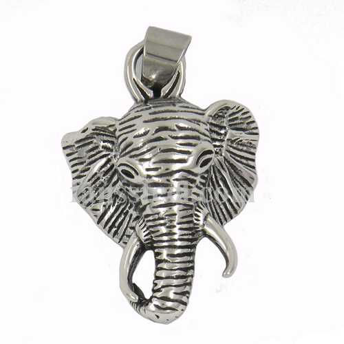 FSP17W38 Elephant head animal pendant - Click Image to Close